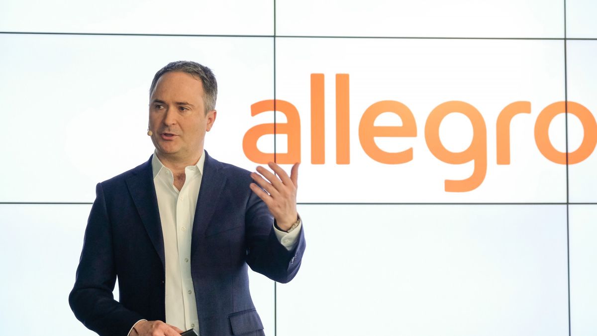 Prezes Allegro Francois Nuyts ma przed sobą ważny dzień.