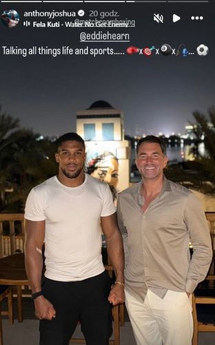 Anthony Joshua i Eddie Hearn