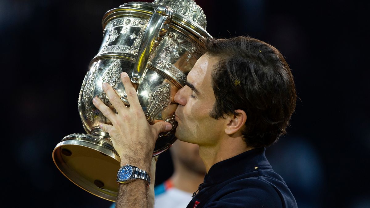 Roger Federer, mistrz Swiss Indoors Basel 2018