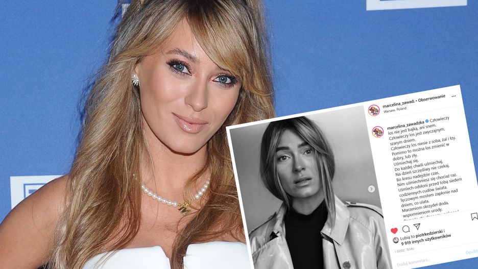 Marcelina Zawadzka zamieściła niepokojący wpis na Instagramie