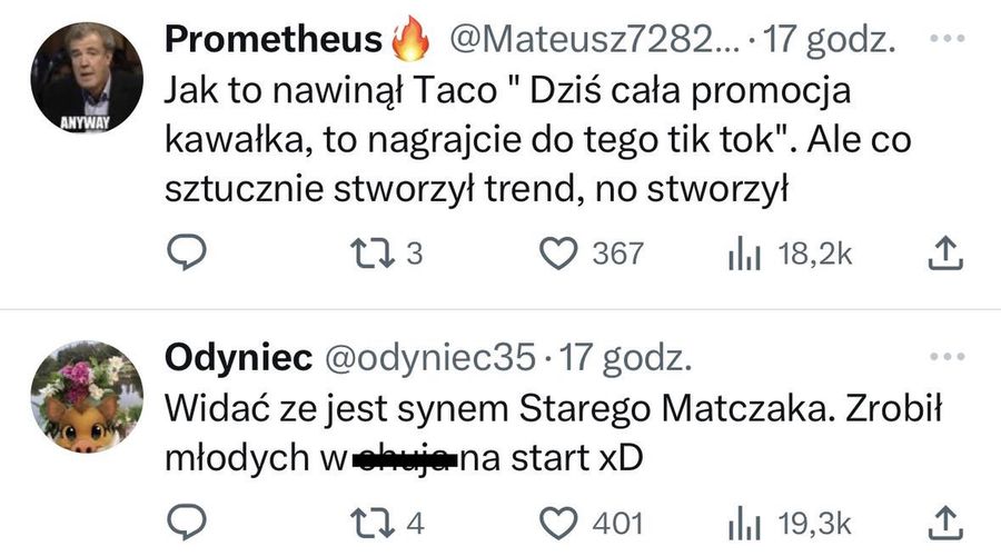 Internauci krytykują Matę