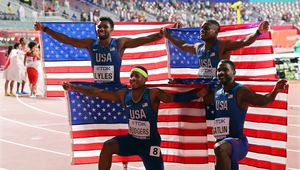 Mistrzostwa świata w lekkoatletyce Doha 2019. Amerykanie otarli się o rekord. Drugie złoto Colemana i Lylesa