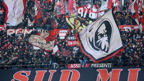 Serie A: AC Milan - Lecce. Kibice klubu Krzysztofa Piątka nadal protestują