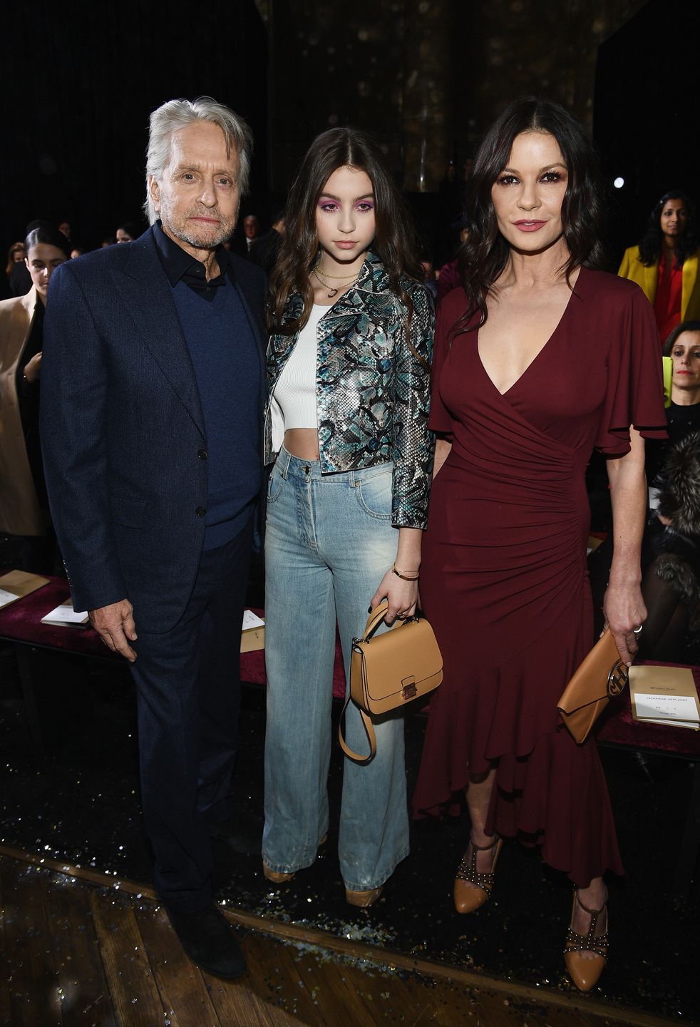 Catherine Zeta-Jones i Michael Douglas z dziećmi