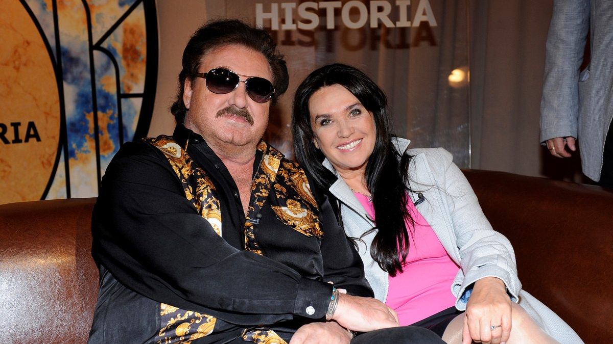 Krzysztof Krawczyk z żoną Ewą 