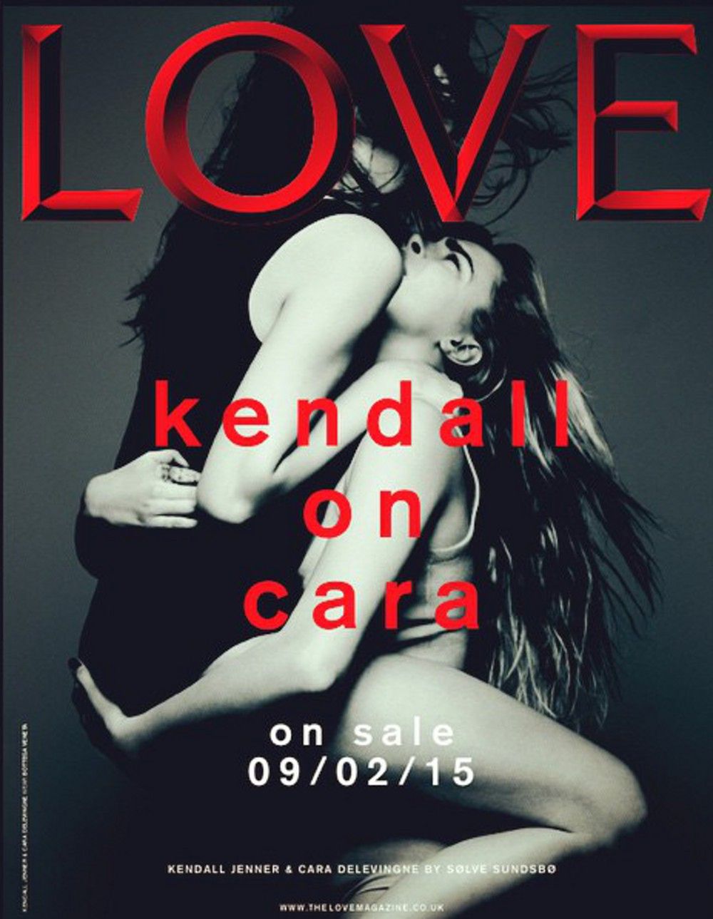 Kendall Jenner i Cara Delevingne na okładce Love