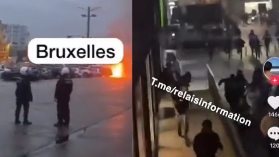 Zamieszki w Szwajcarii i Belgii