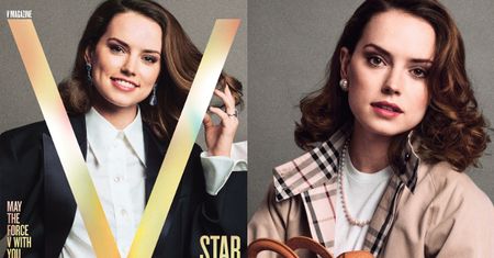 Daisy Ridley pozuje na okładce "V Magazine"