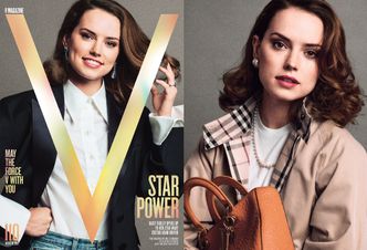 Daisy Ridley pozuje na okładce "V Magazine"