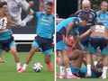 Trening Hiszpanów mógł skończyć się fatalnie. Brutalny faul na kilka dni przed MŚ