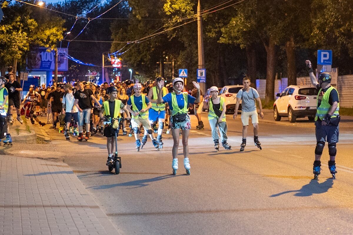 Ostatni w tym roku Nightskating w Lublinie już w piątek. Rolkarze i rowerzyści opanują ulice miasta