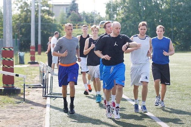 Na pierwszym treningu Polpharmy nie było Kacpra Sęka. Foto: Daniel Szczypior/ Sportowa.com.pl