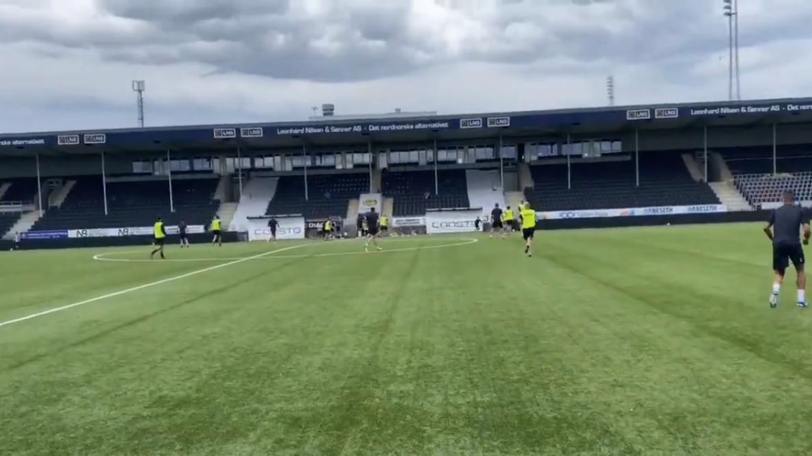 Twitter / Na zdjęciu: trening piłkarzy Bodo/Glimt
