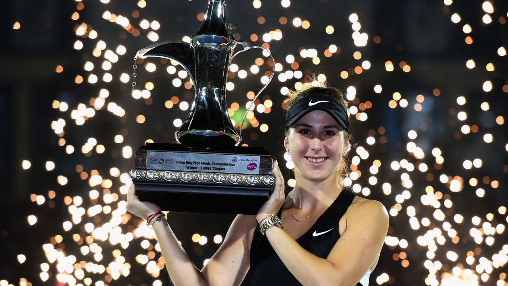 Zdjęcie okładkowe artykułu: Getty Images / Tom Dulat / Na zdjęciu: Belinda Bencić, mistrzyni Dubai Duty Free Tennis Championships 2019