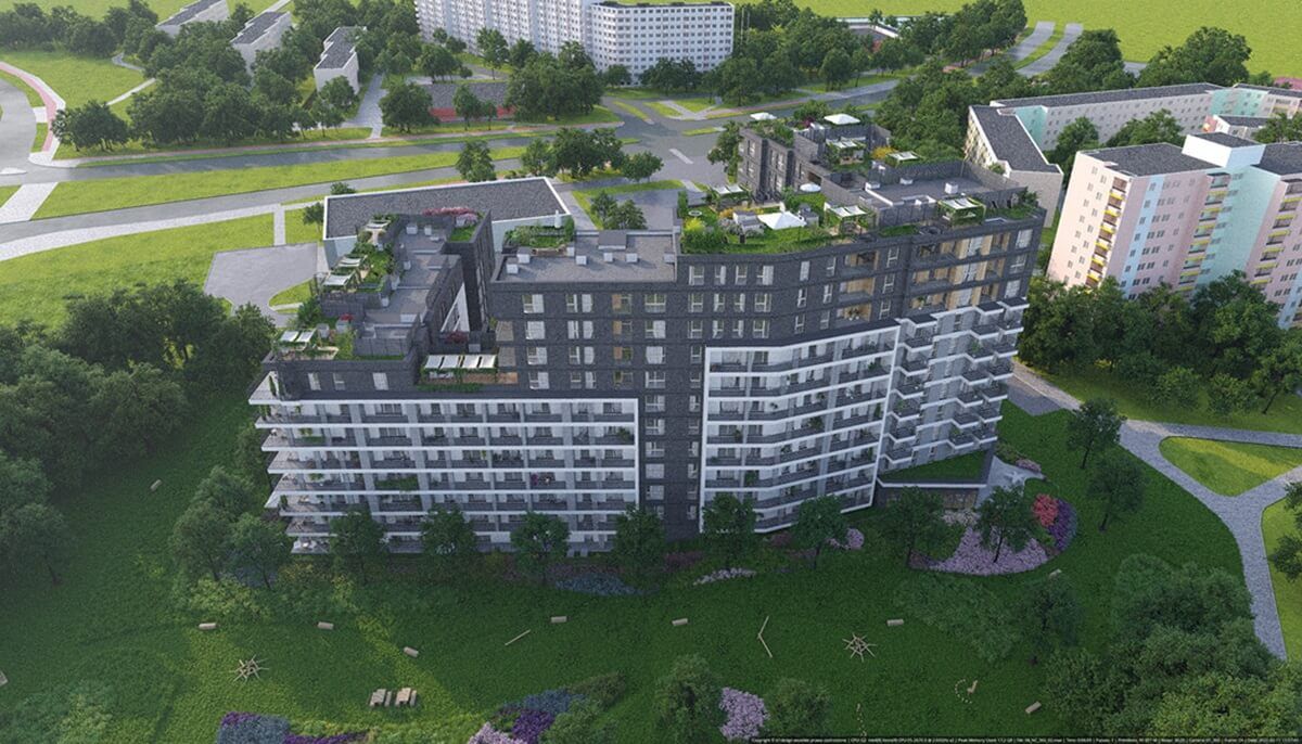 Nowy Czechów - widok z góry
