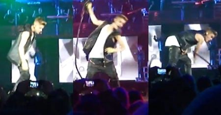 Bieber ROZBIŁ KAMERĘ na koncercie!