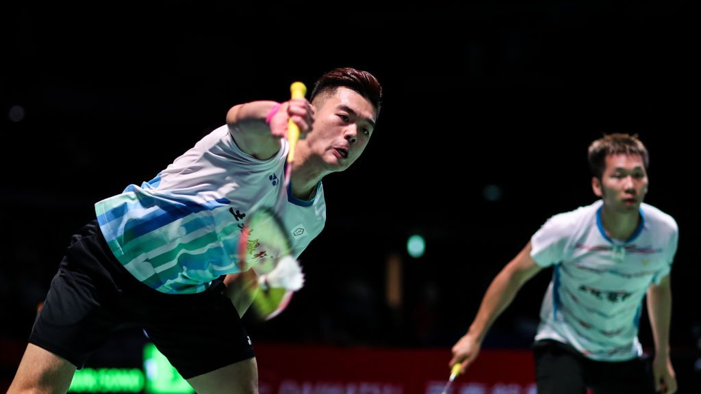 PAP /  Shi Tang / Na zdjęciu: Wang Chi-Lin (z lewej) oraz  Lee Yang 