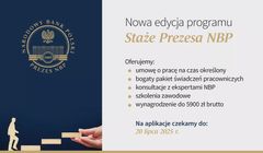 Rusza nowa edycja programu „Staże Prezesa NBP” – zgłoszenia trwają do 20 lipca