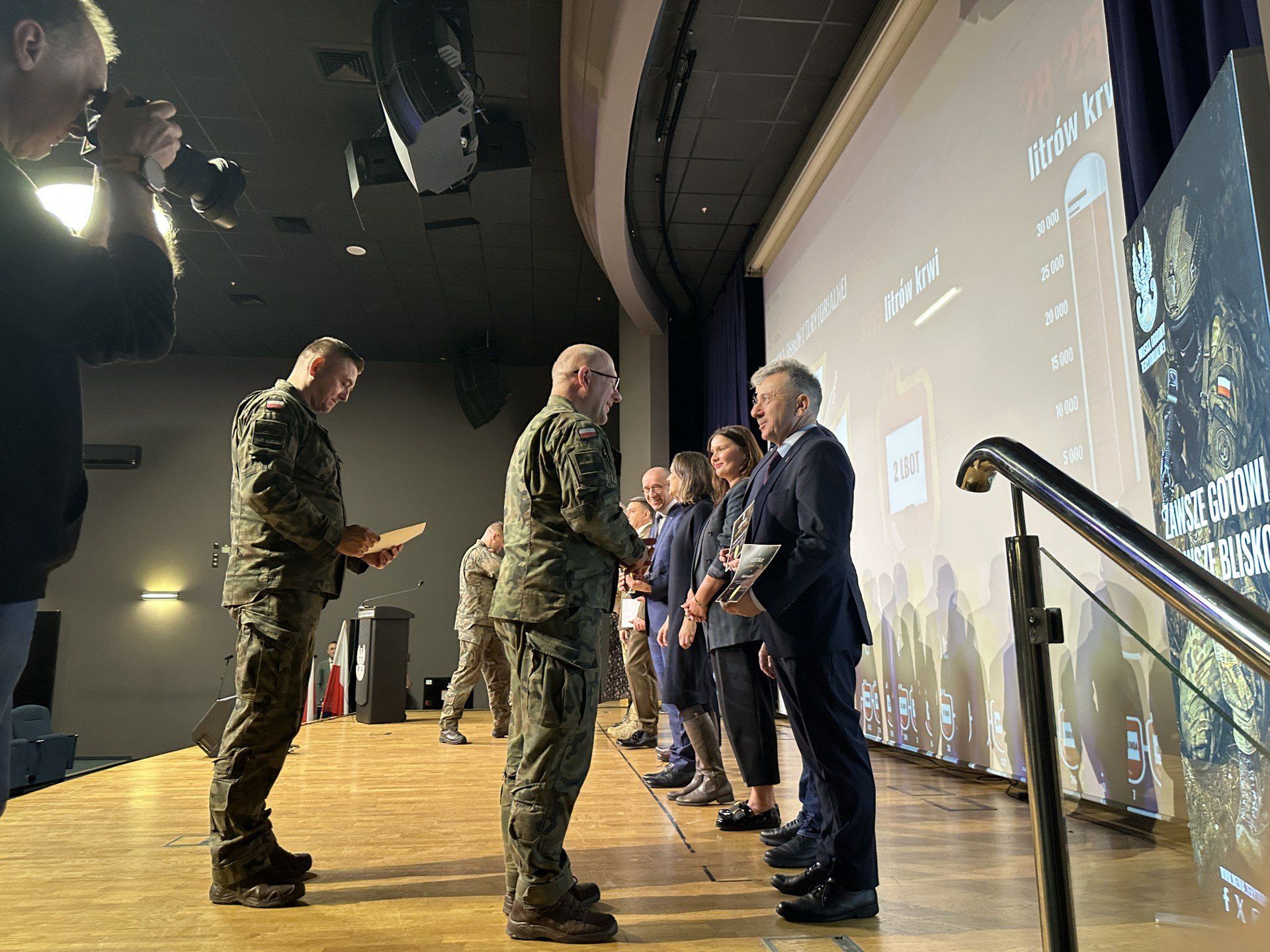 Pierwsza Gala Honorowego Krwiodawstwa WOT