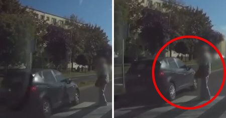 Prawie potrącił starszą kobietę na pasach. Po miesiącach został ukarany