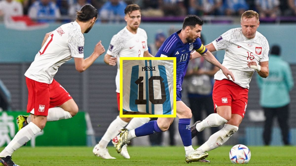 Getty Images / Twitter / Matty Cash otrzymał koszulkę Lionela Messiego