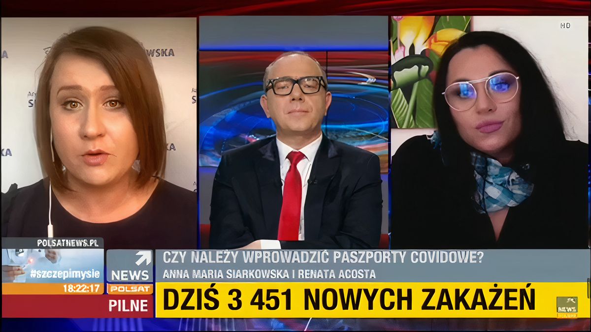 Widzowie Polsat News byli świadkami spięcia między posłanką PiS i komentatorką 