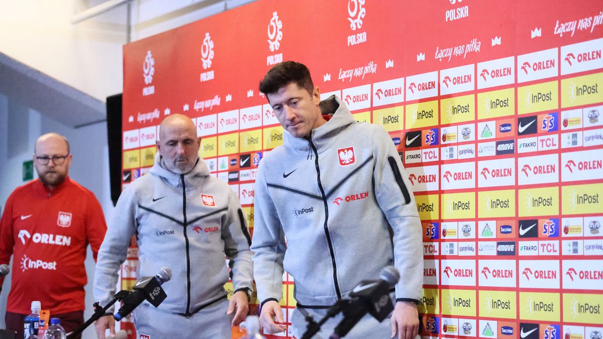 PAP / Leszek Szymański / Na zdjęciu: Michał Probierz i Robert Lewandowski