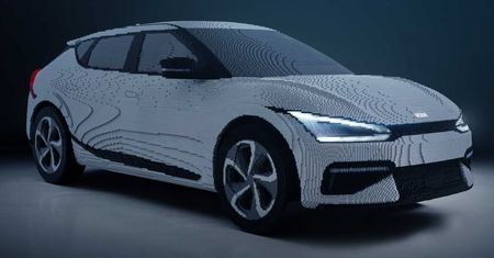 Kia EV6 z klocków Lego. Ta konstrukcja robi wrażenie