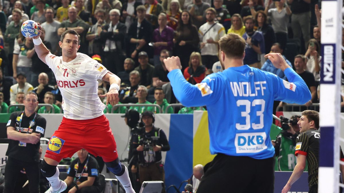 PAP/EPA / Christopher Neundorf / Mecz ME 2024: Niemcy - Dania