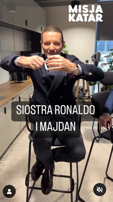Radosław Majdan wspomina spotkanie z SIOSTRĄ Cristiano Ronaldo: "Tu mam jej nogi, tu mnie ŚCISKA..."