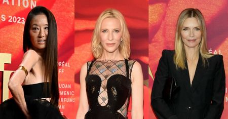 73-letnia Vera Wang pozuje na gali. Wpadły też Michelle Pfeiffer i Cate Blanchett (ZDJĘCIA)