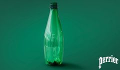 Woda Perrier w butelce z plastiku z recyklingu enzymatycznego