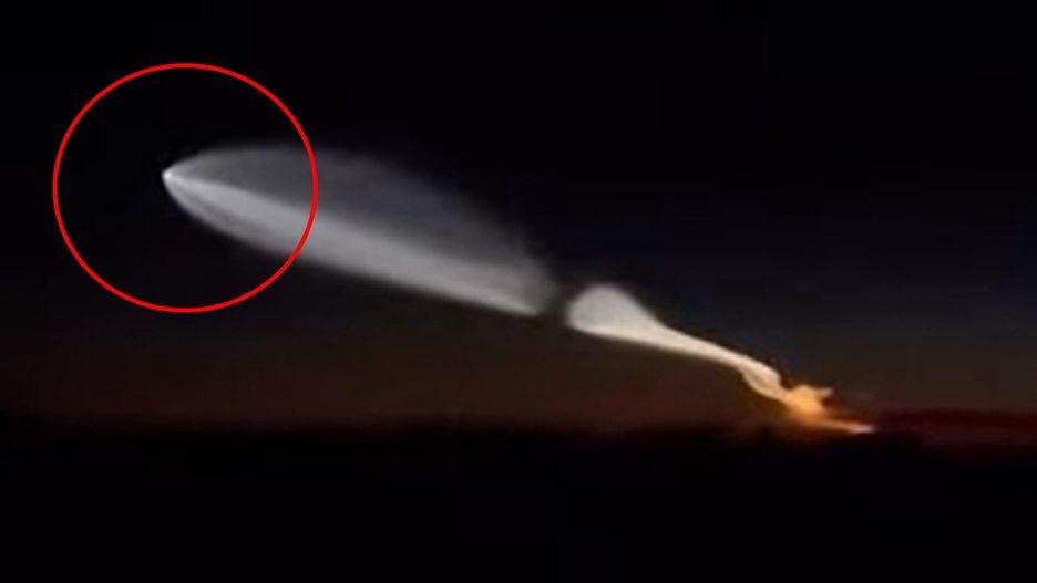 Pilot uchwycił start rakiety Falcon Heavy