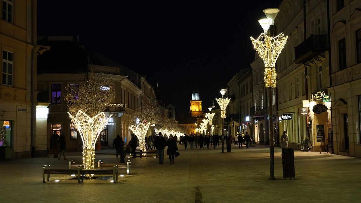 Iluminacje świąteczne rozświetlą ulice Lublina