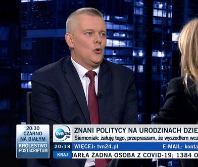Olejnik dała posłowi złośliwy prezent. Żart nie poszedł po jej myśli