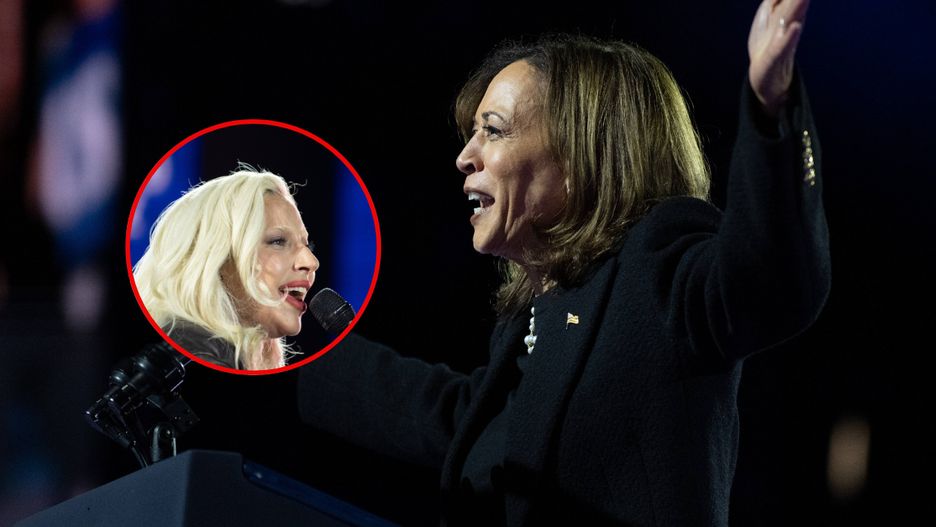 Lady Gaga wystąpiła na finałowym wiecu Kamali Harris