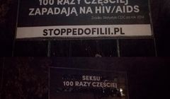 Wrocławscy aktywiści zmienili przekaz homofobicznego billboardu