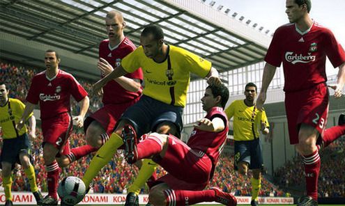 Screeny z Pro Evolution Soccer 2010