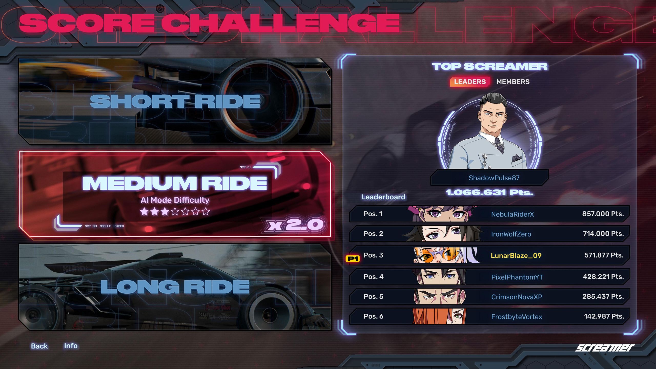 Screamer: Tryby gry, split-screen i zasady Overdrive