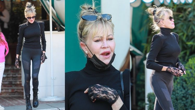 Melanie Griffith zmierza na lunch z przyjaciółką