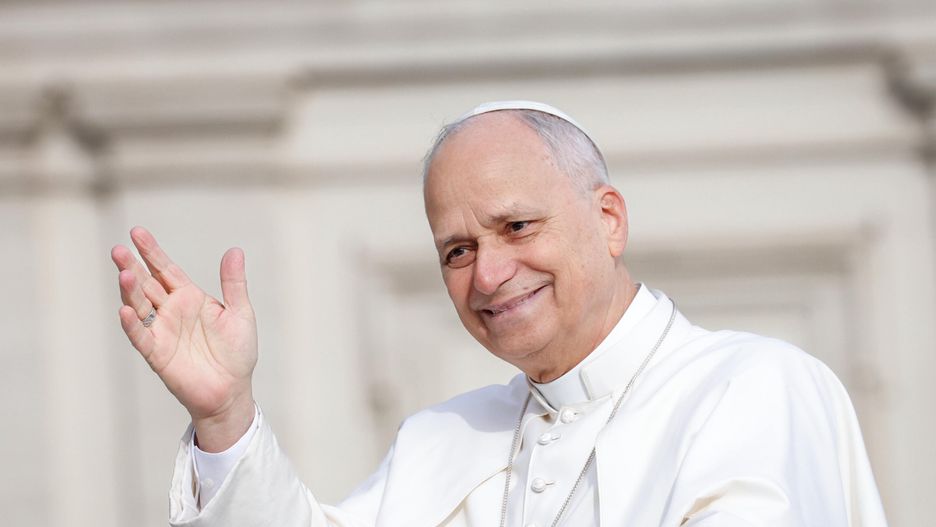 Pope Leo XIV leads the Jubilee Audience in Saint Peter's Square, Vatican City, 22 November 2025. EPA/GIUSEPPE LAMI Dostawca: PAP/EPA.