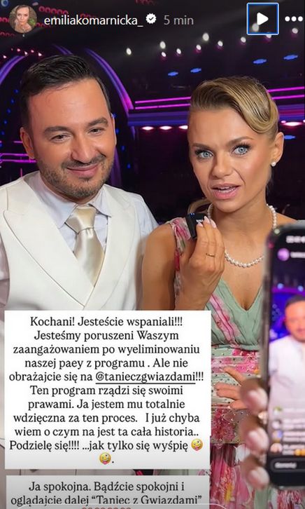 Emilia Komarnicka zabrała głos