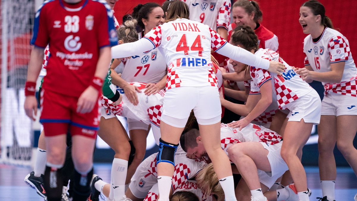 Chorwatki cieszą się z wygranej
