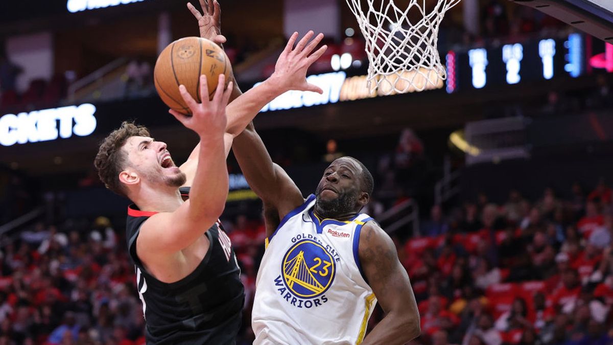 Getty Images / Alex Slitz / Na zdjęciu: Alperen Sengun i Draymond Green