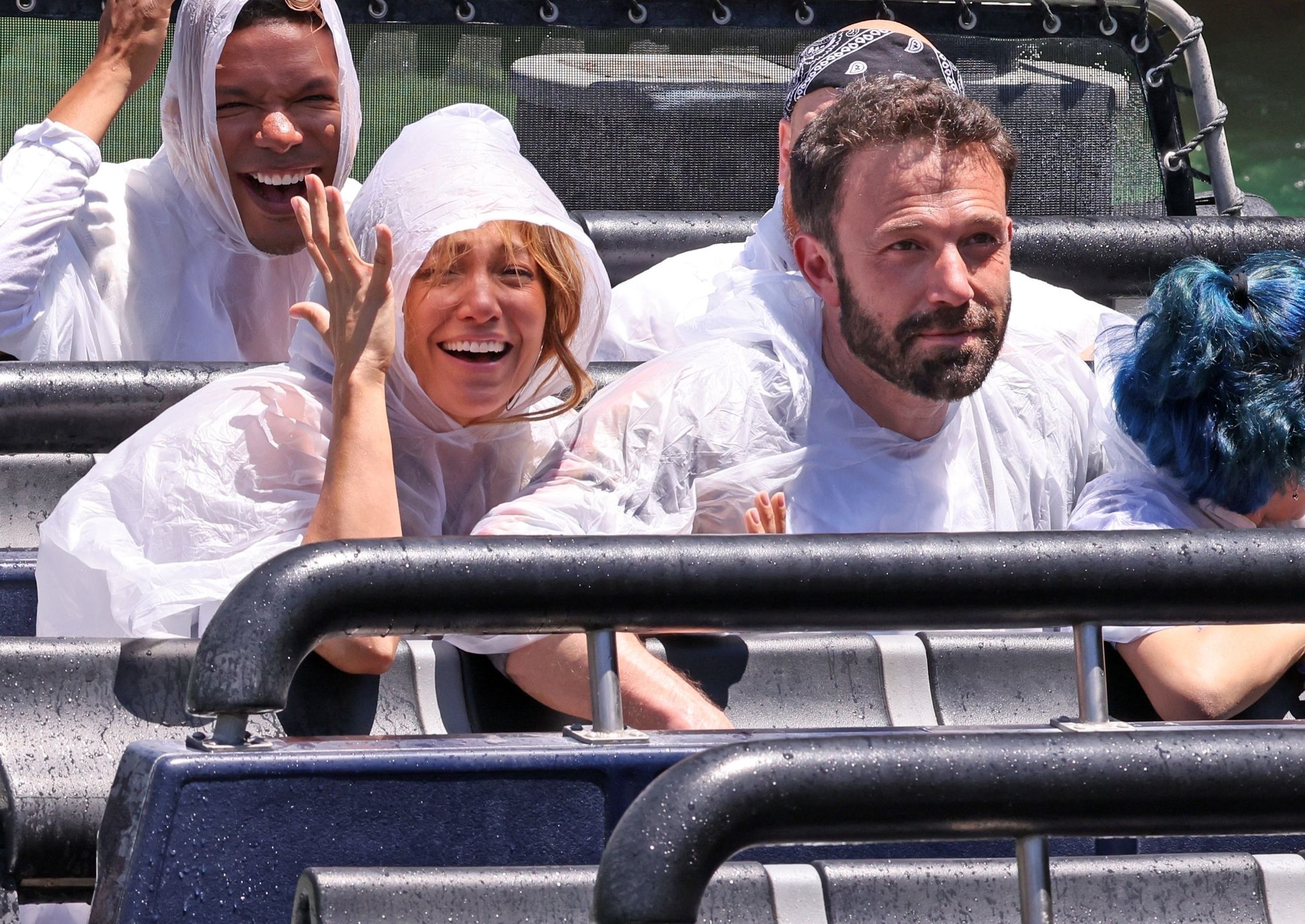Jennifer Lopez i Ben Affleck dokazują w parku rozrywki