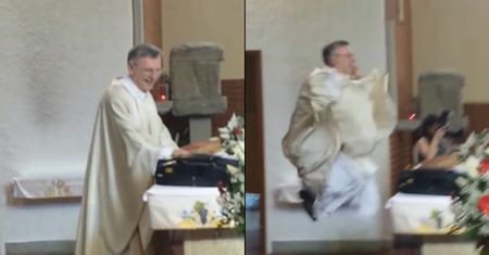 Takiego ślubu nie widziałeś. Ksiądz nie wytrzymał. Nagranie hitem