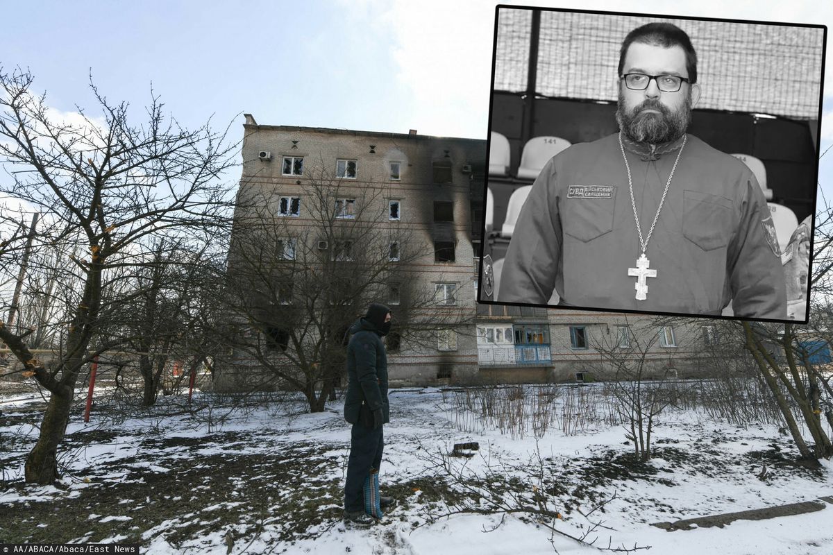Wojna w Ukrainie. W Wołnowasze zginął wojskowy kapelan 