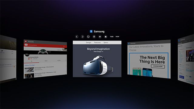 Samsung Internet dla gogli Gear VR to przeglądarka jakiej jeszcze nie było 3