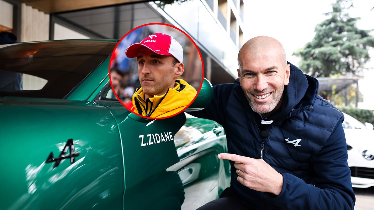 Zdjęcie okładkowe artykułu: Materiały prasowe / Alpine / FIA WEC / DPPi / Na zdjęciu: Zinedine Zidane, w kółku Robert Kubica
