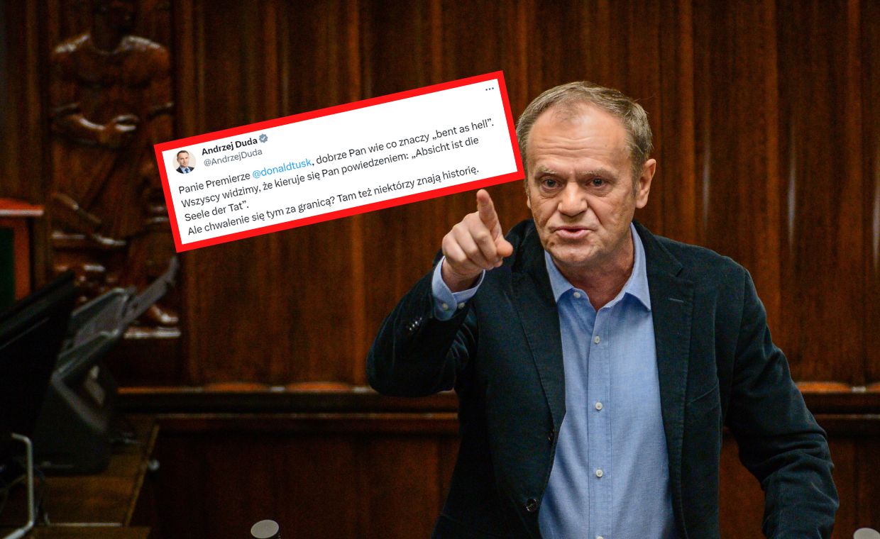 Donald Tusk i Andrzej Duda wymieniają uszczypliwości w mediach społecznościowych
